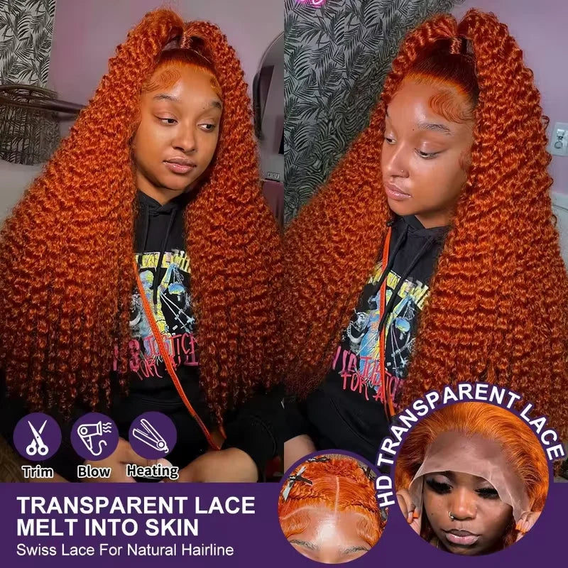 Orange Ginger Curly