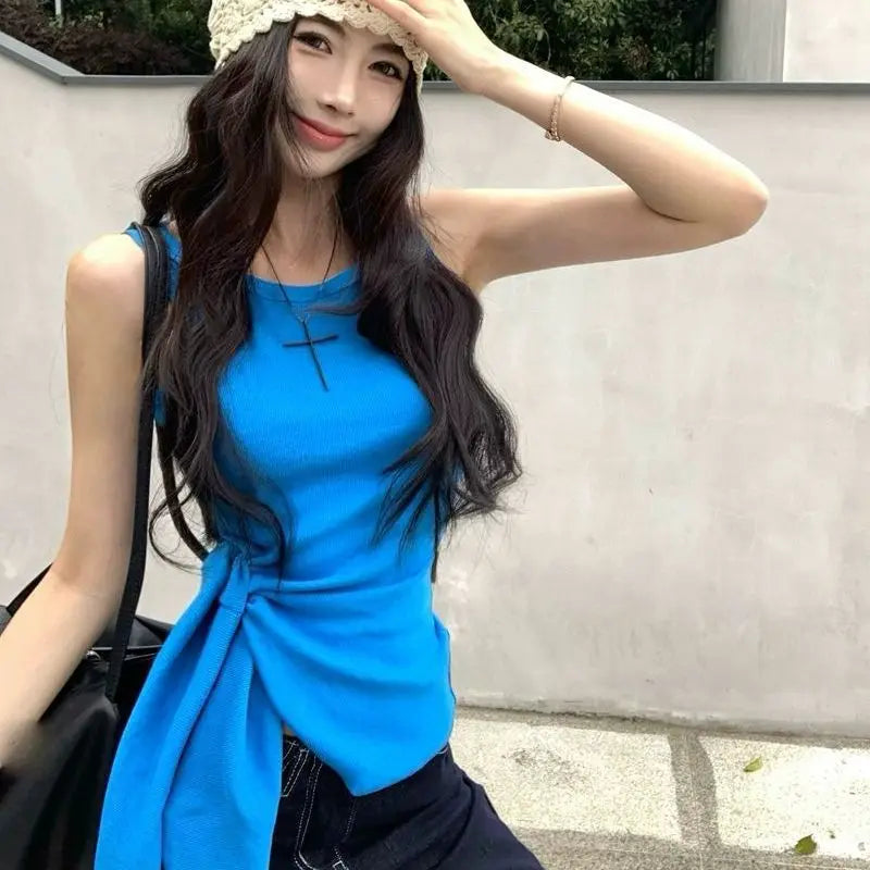Tops for Women Summer Top Pinterest Clothes for Woman Clothing Going Out Top Camisole Women's Tanks 2026 Trend Female Cropped