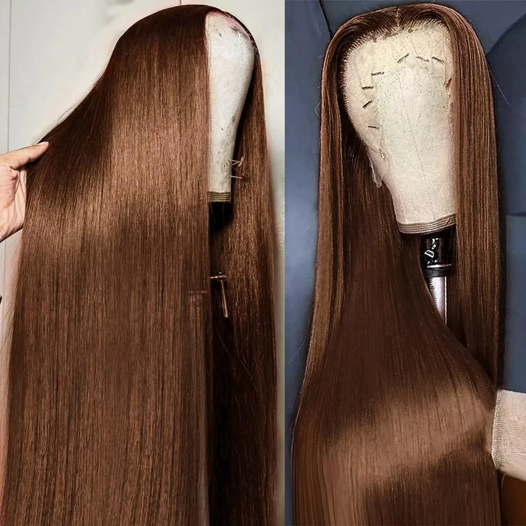Chocolate Brown Straight Lace