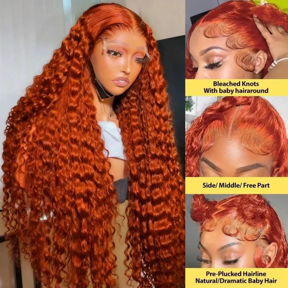 Orange Ginger Curly
