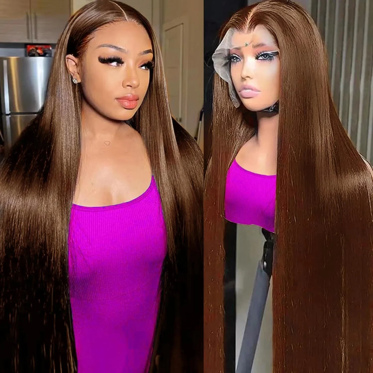 Raw Straight Frontal