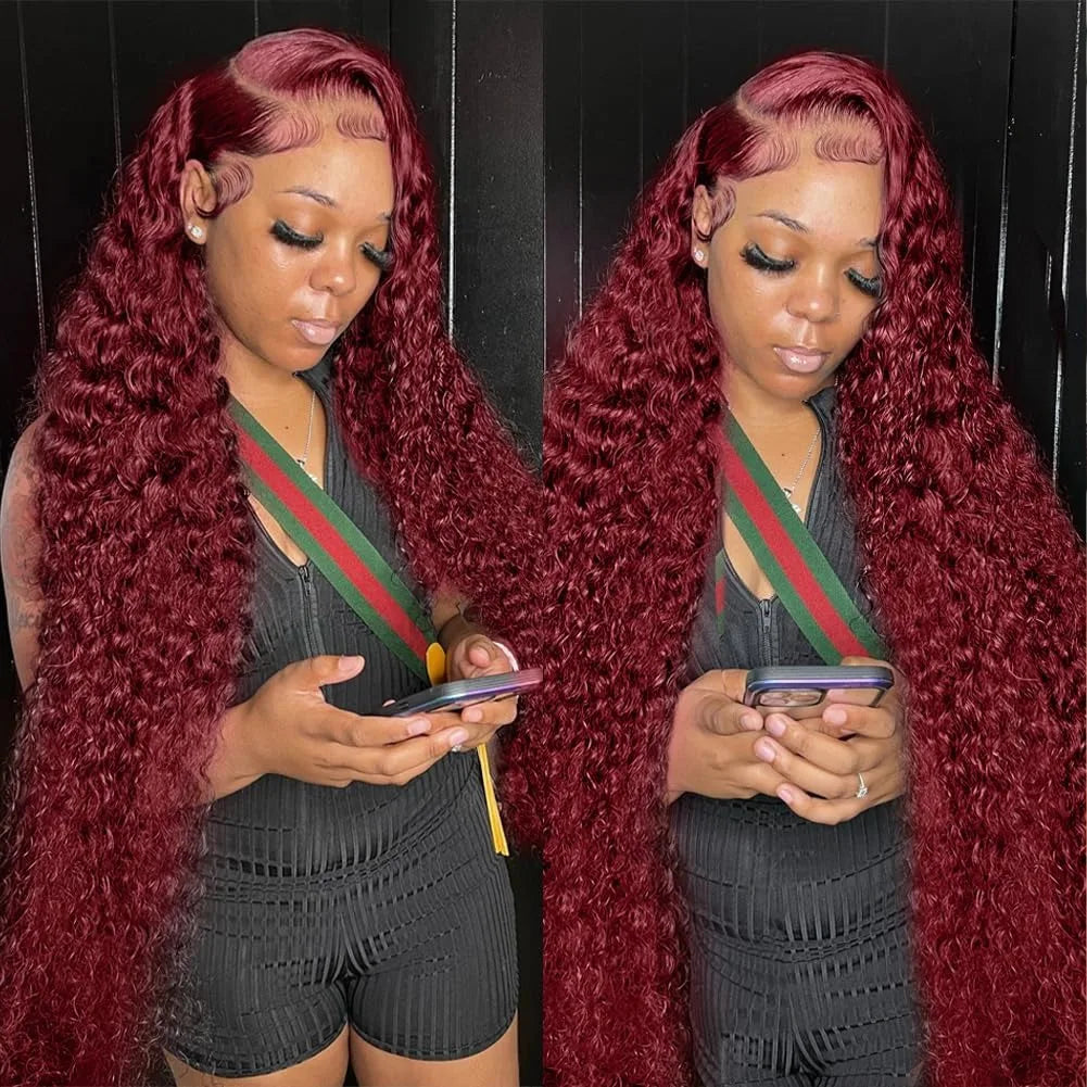 Burgundy Deep Wave