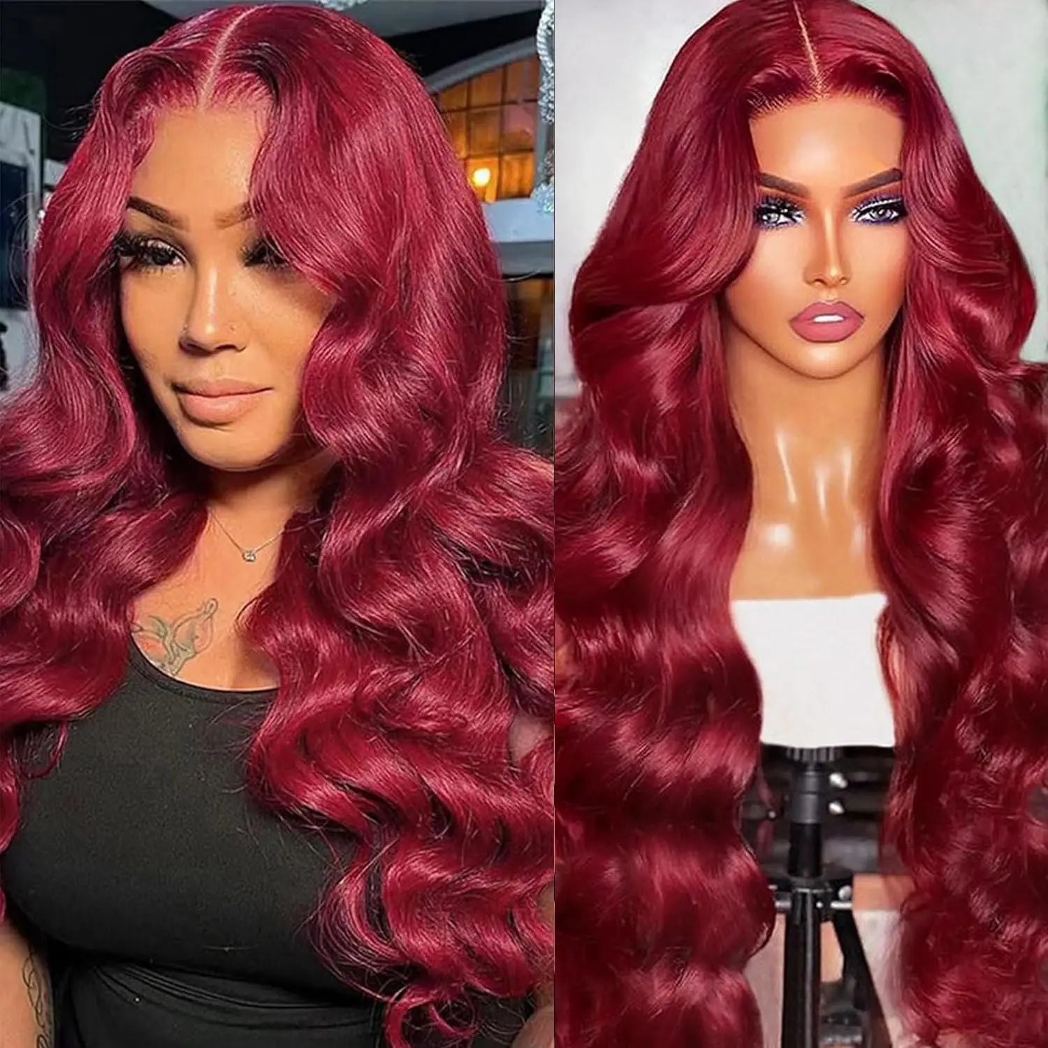 Burgundy Preplucked