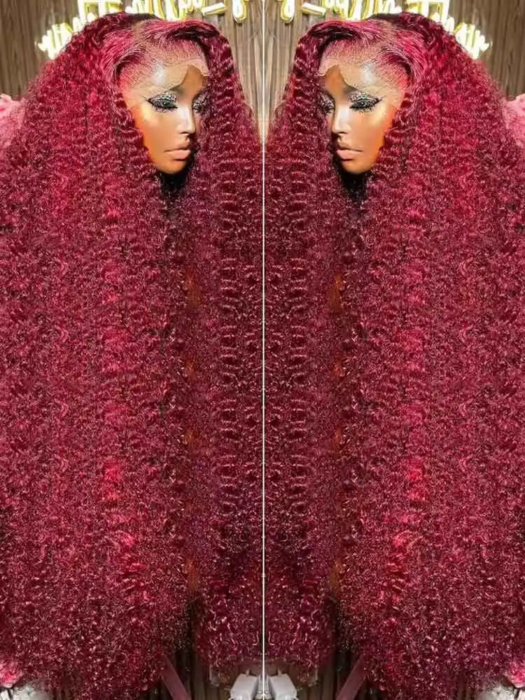 Burgundy Lace Front
