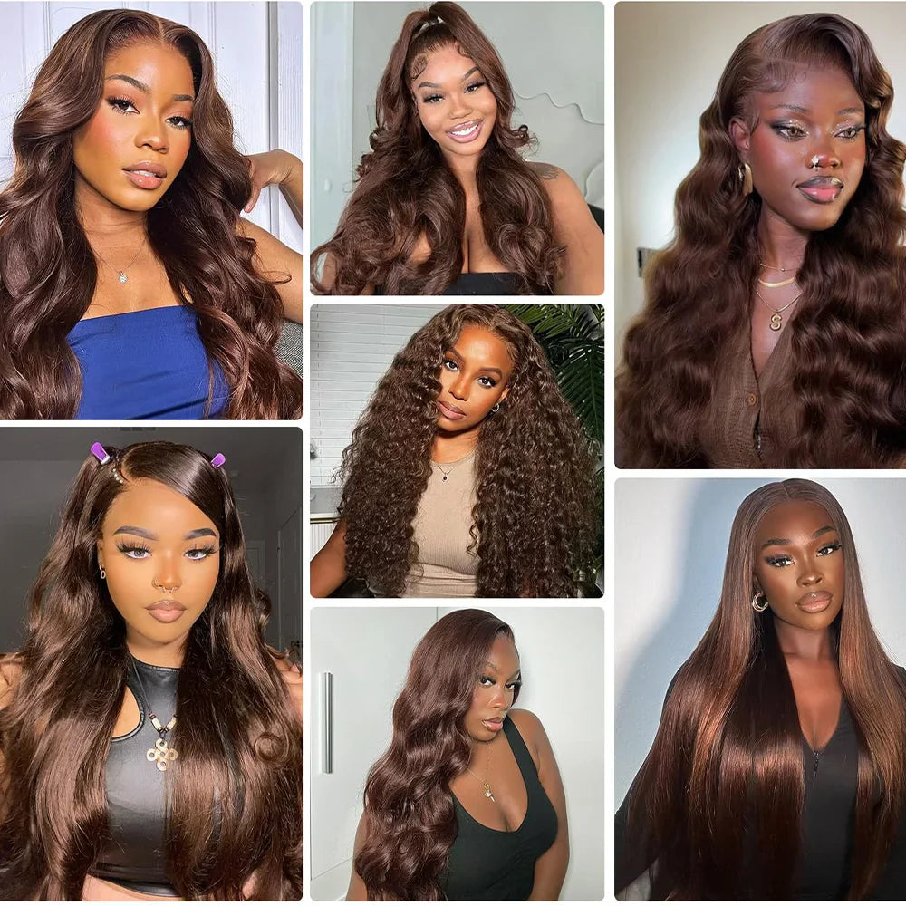 HD Lace Frontal Chocolate Brown