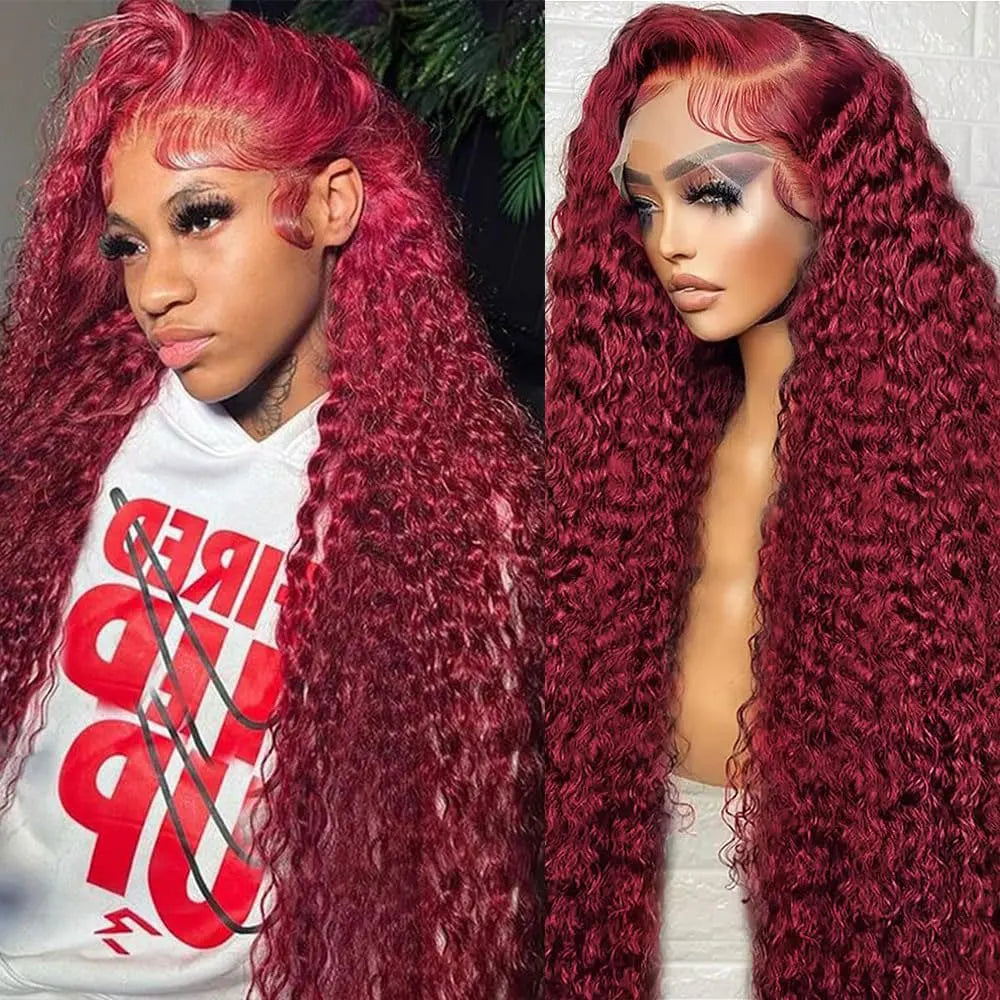 Burgundy Lace Front