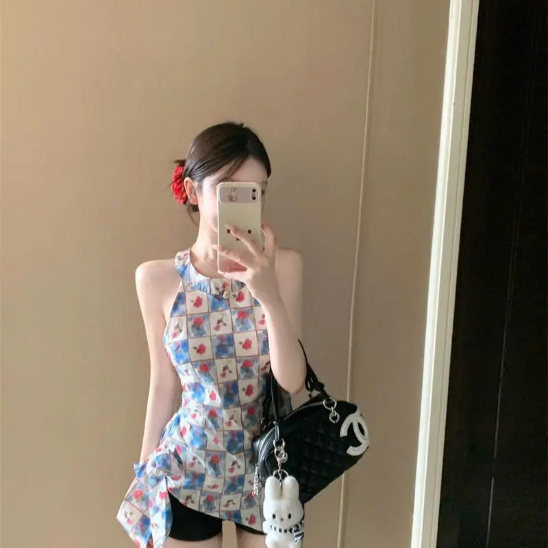 Tops for Women Summer Top Pinterest Clothes for Woman Clothing Going Out Top Camisole Women's Tanks 2026 Trend Female Cropped