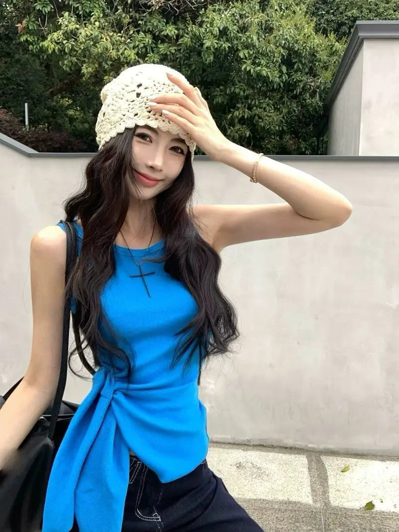 Tops for Women Summer Top Pinterest Clothes for Woman Clothing Going Out Top Camisole Women's Tanks 2026 Trend Female Cropped
