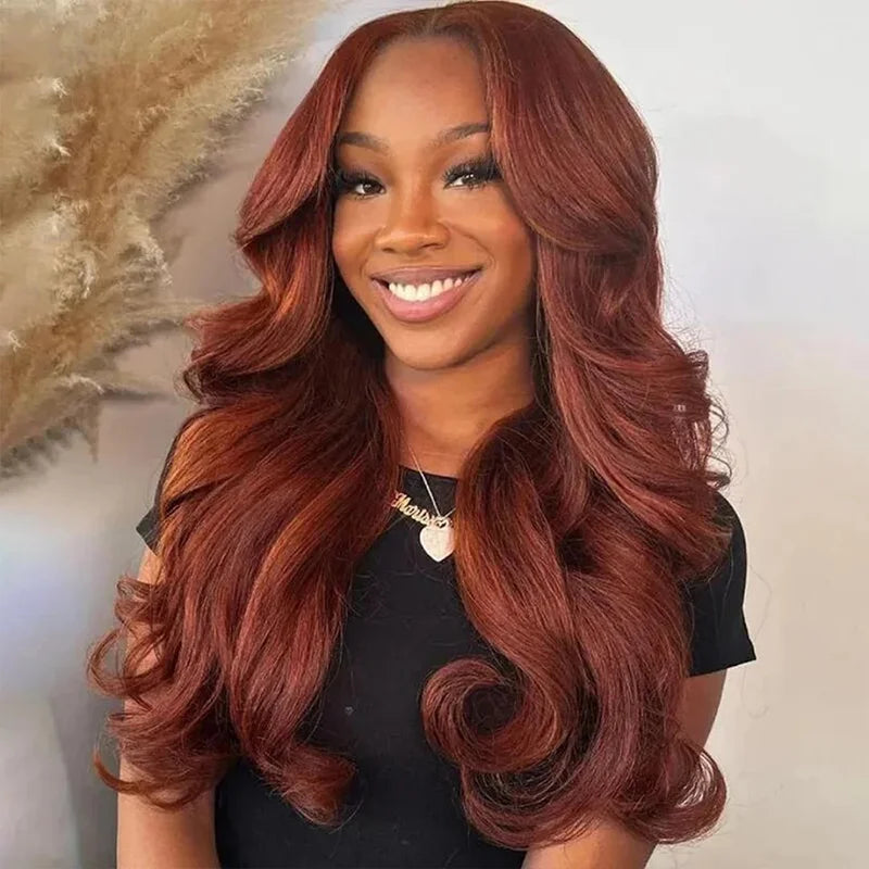 Body Wave Reddish Brown