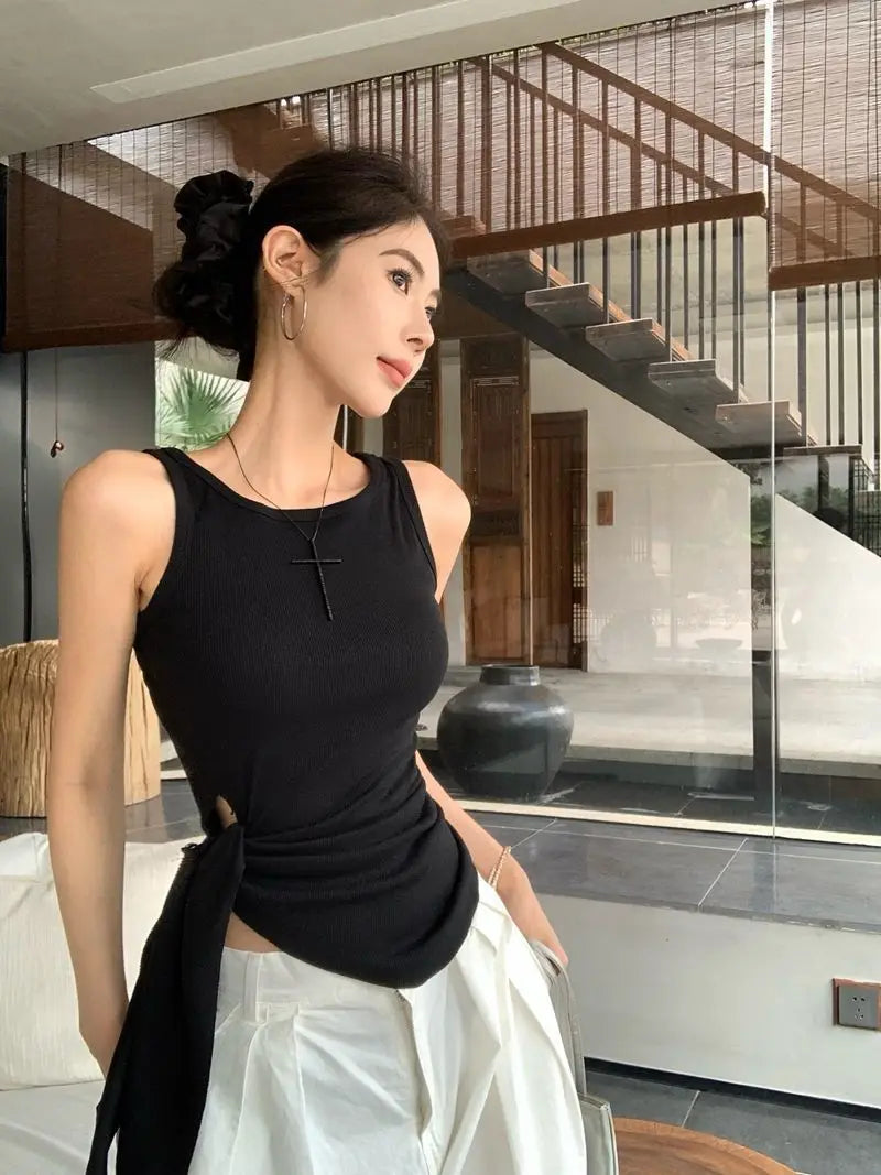 Tops for Women Summer Top Pinterest Clothes for Woman Clothing Going Out Top Camisole Women's Tanks 2026 Trend Female Cropped