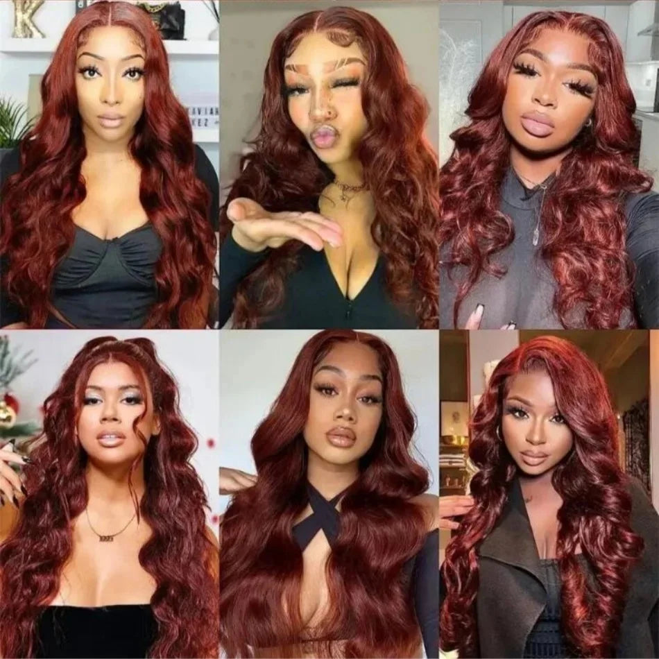 Body Wave Reddish Brown
