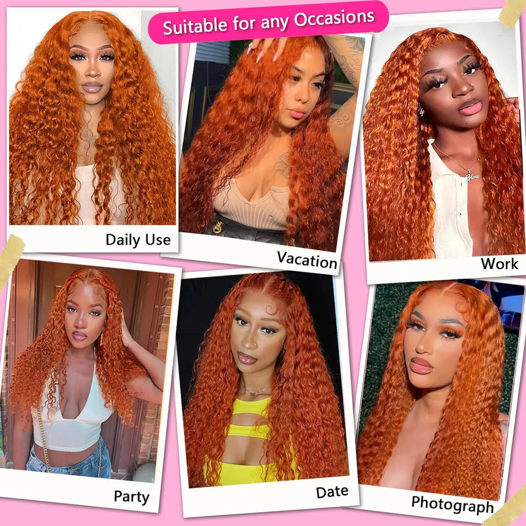 Orange Ginger Curly